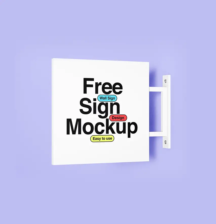 Free Sign Mockup (Demo)